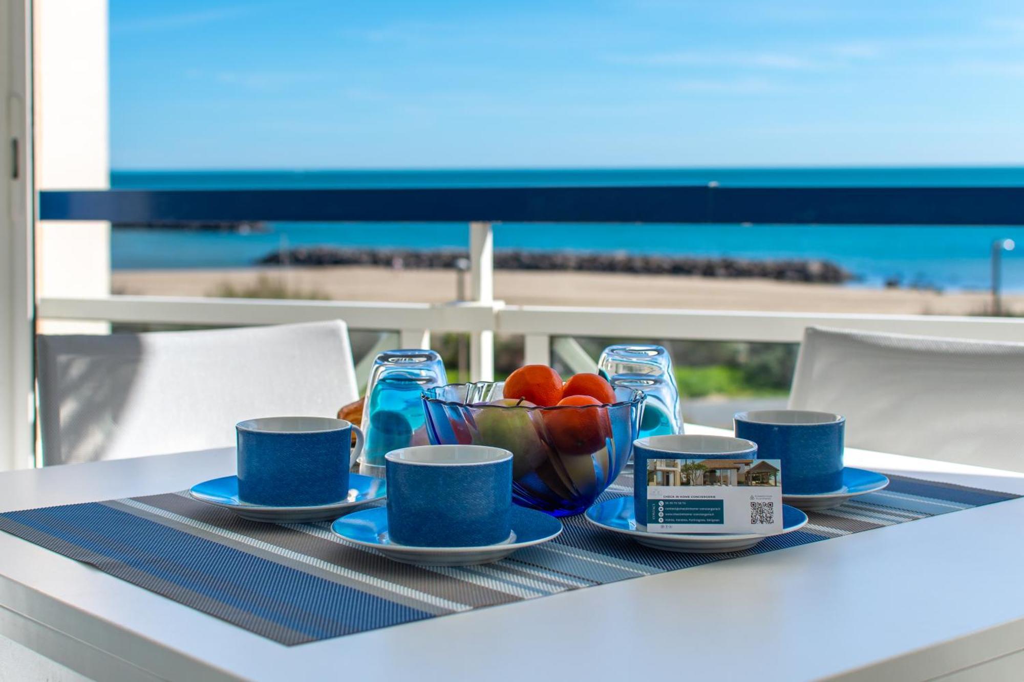 L'Evasion Bleue * Wifi * Bord De Mer * Piscine * Agde Esterno foto